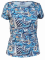 Dámské tričko Plachetnice na modré