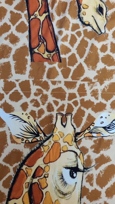 2. jakost - Panel - Úplet - Žirafa 80x180 2panely v kuse