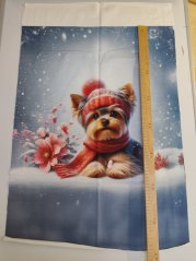 2. akosť - Panel - Teplákovina Yorkšír na snehu 80x60