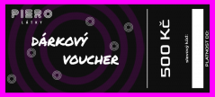 Dárkový Voucher 500 Kč, vytištěný