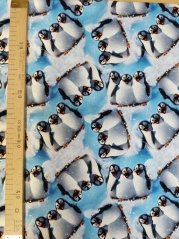 Teplákovina nepočesaná-  Tučňáci na ledě