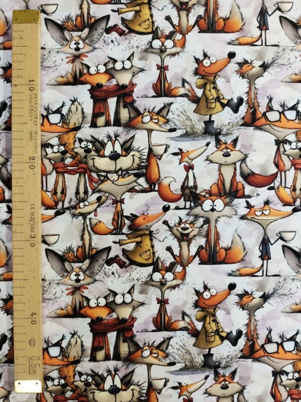 Teplákovina nepočesaná- Lišiaci