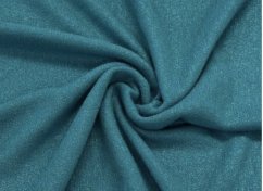 LUREX- spoločenský úplet tyrkysový