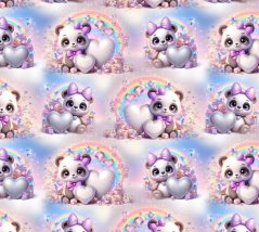 Úplet - Panda a duha