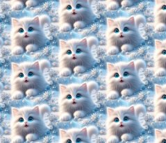 Velur soft - Kočky v zimě