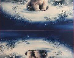 2. jakost - Panel- Taška/vak Lední medvěd ve sněhu