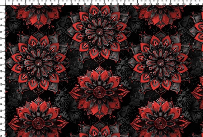 Silky - Červená mandala