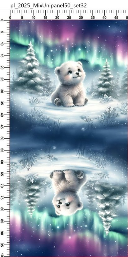 2. jakost - Panel- Taška/vak Lední medvěd ve sněhu