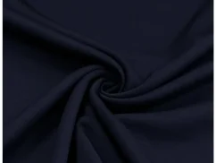 Tencel "máslová" teplákovina TMAVĚ MODRÁ