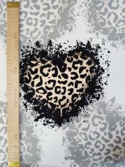 Panel - Teplákovina- Srdiečko 50x45