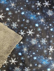 Softshell s beránkem- Vločky