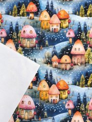 Softshell - Domečky houbičky