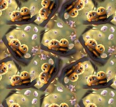 Teplákovina nepočesaná Včeličky