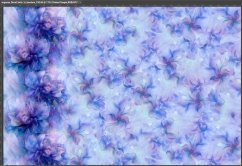 Venezia bordura- Fialomodrý abstrakt