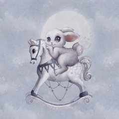 Panel - Teplákovina Gotický nočný zajačik
