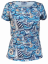 Dámske tričko Plachetnica na modrej - Veľkosť: S