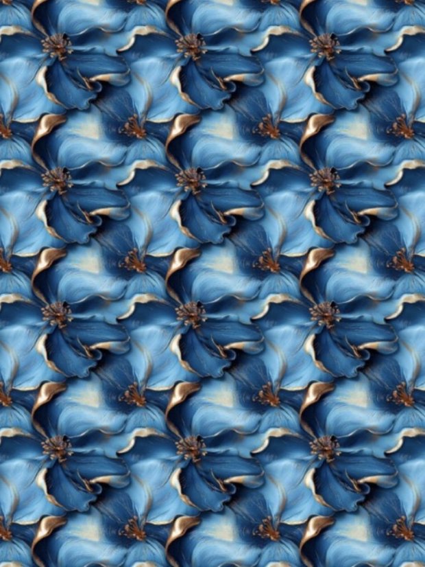 Silky - Modré kvety