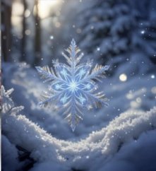 Panel - Teplákovina- Snehová vločka 47x43