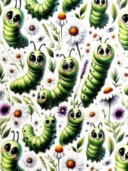 Rebrovaný úplet - Húsenice