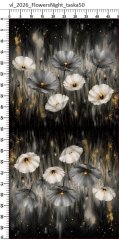 Panel- Taška/Vak - Flowers night