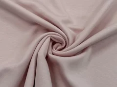Tencel "máslová" teplákovina  PUDROVÁ