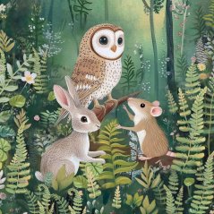 Panel - Teplákovina Šepot lesa