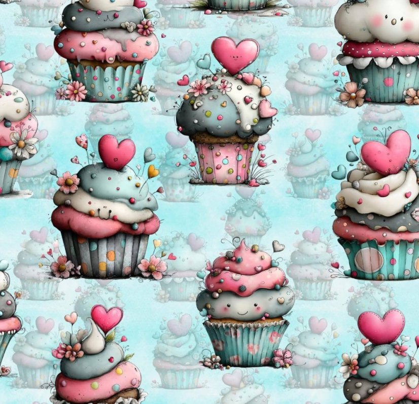 Teplákovina nepočesaná- Cupcake párty