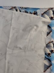 2. jakost - Teplákovina nepočesaná Tučňáci na ledě - 0,4m