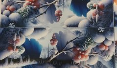 2. akosť - Panel- Taška/vak Vtáčiky v zime