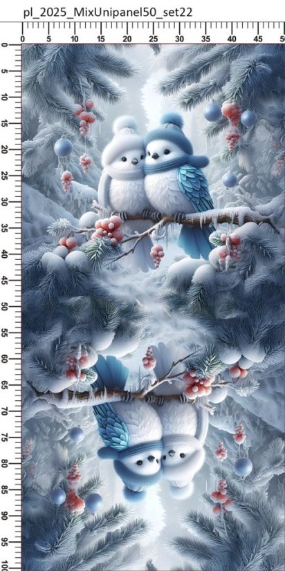 2. jakost - Panel- Taška/vak Ptáčci v zimě