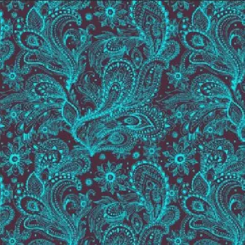 Alpina- Modrozelené ornamenty