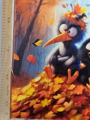 2. akosť - Panel- Velur Vtáky v lístia