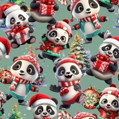 Úplet Pandy a Vianoce