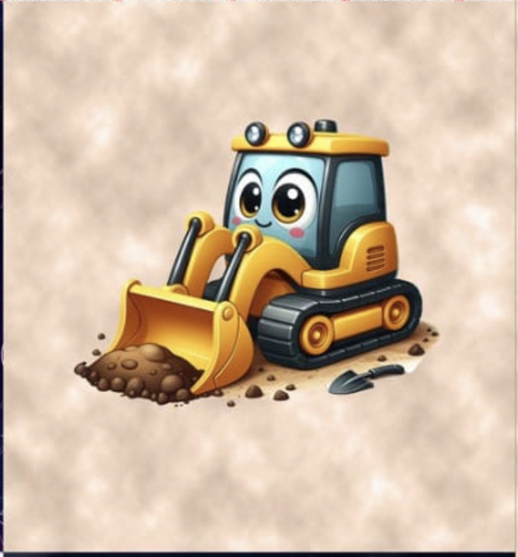 Panel - Teplákovina- Bagřík při práci 50x45