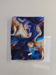 2. akosť - Silky- Modrofialový mramor - 1,8m