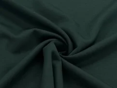 Tencel "máslová" teplákovina TMAVĚ ZELENÁ