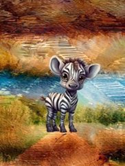 Safari zvířátka- zebra
