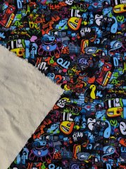 Softshell s baránkom- Graffiti