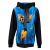 Dámská mikina s kapucí Psík černý rukáv