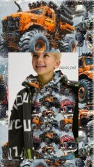 Teplákovina nepočesaná- Monster truck