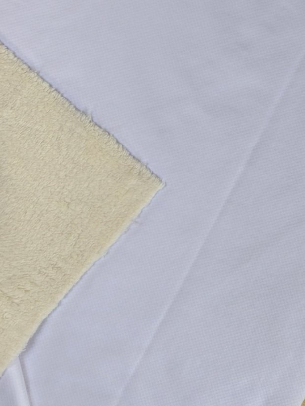 Softshell s baránkom BIELY