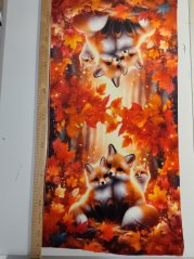 2. akosť - Panel- Velúr Líšky v lístii