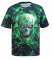 Pánske tričko Lebka na neónovo zelené