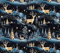 Softshell s baránkom- Zimná krajina