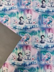 Softshell zimné - Zvieratká na ľade