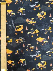 Softshell s beránkem- Stavební stroje