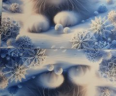 2. akosť - Panel- Taška/vak Mačka v zime