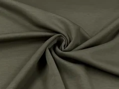 Tencel "máslová" teplákovina KHAKI