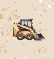 Panel - Teplákovina- Bager na béžovej 50x45