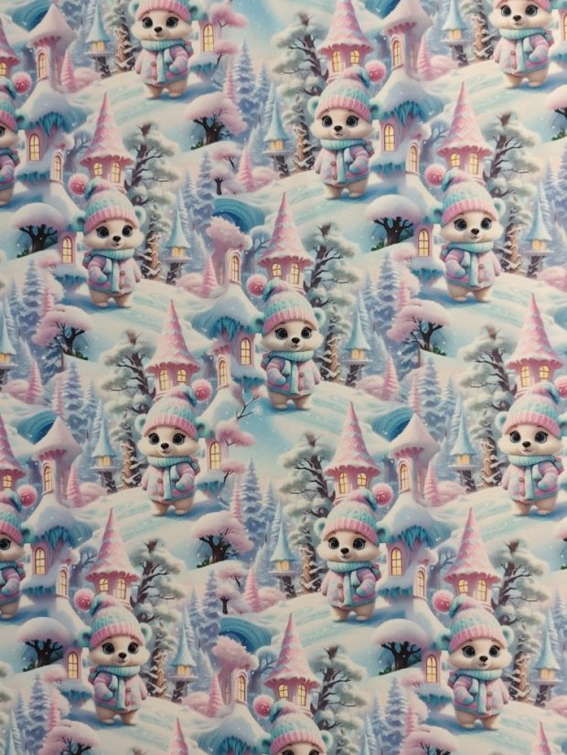 Softshell zimné - Zimné medvede